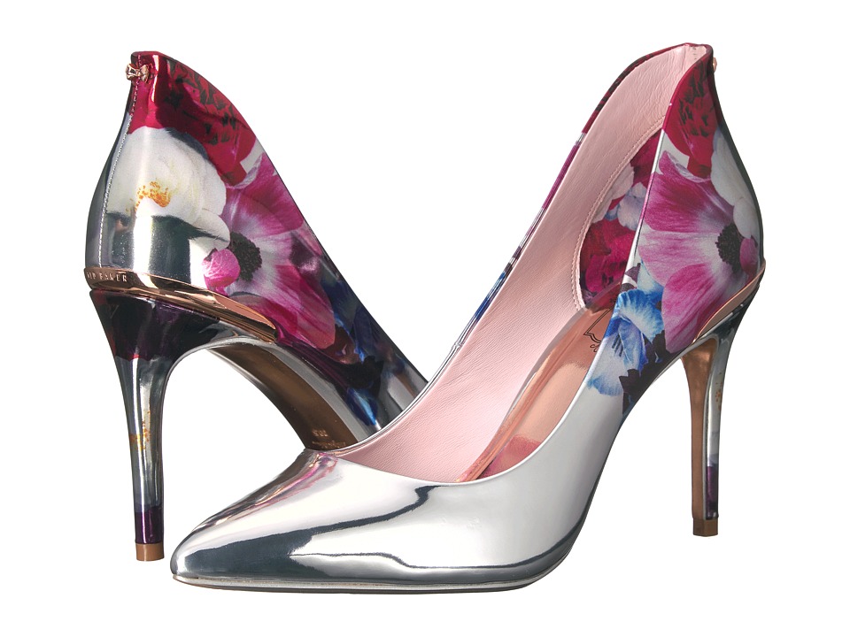 Ted Baker Savei (Blushing Bouquet/Silver Mirror Metallic PU) Women