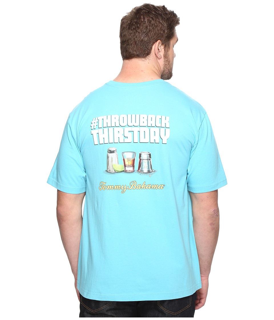 Tommy Bahama Big & Tall Big Tall Throwback Thirstday Tee (Maui Blue) Men
