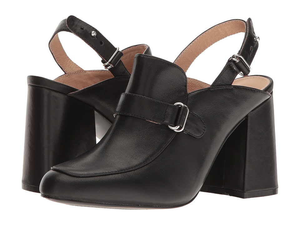 Shellys London Charity (Black Leather) High Heels