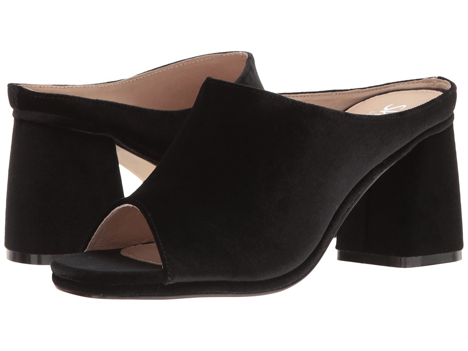 Shellys London Charolette (Black Velvet) High Heels