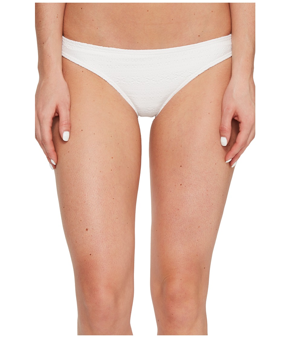 Roxy Boheme Life Crochet Heart Scooter Bikini Bottom (Marshmallow) Women