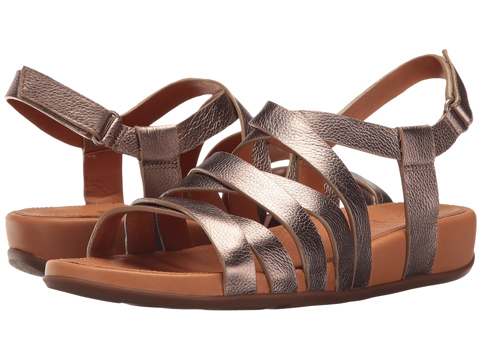 FitFlop Lumy Leather Sandal (Bronze) Women