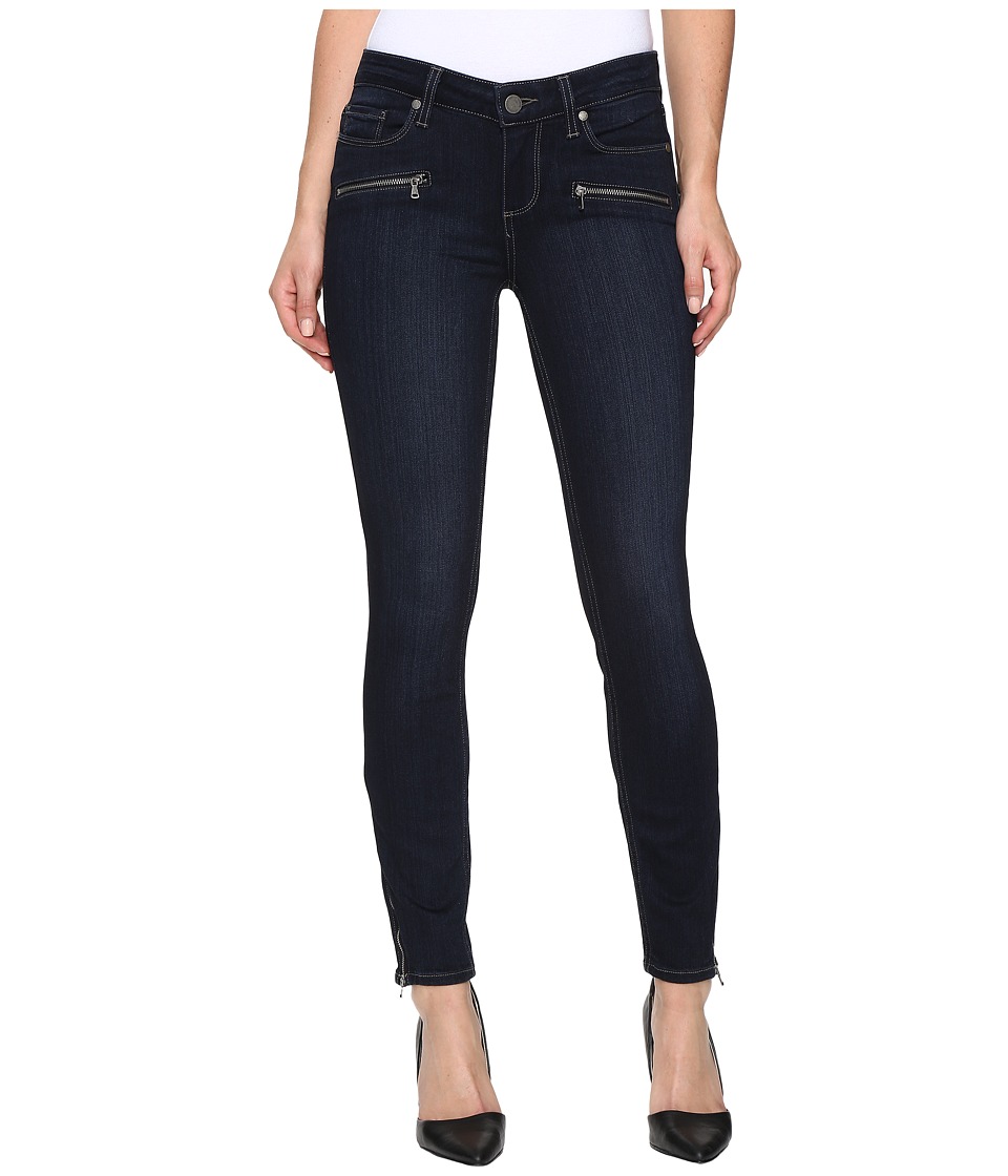 Paige Jane Zip Ultra Skinny w/ Caballo Inseam in Dayton No Whiskers (Dayton No Whiskers) Women