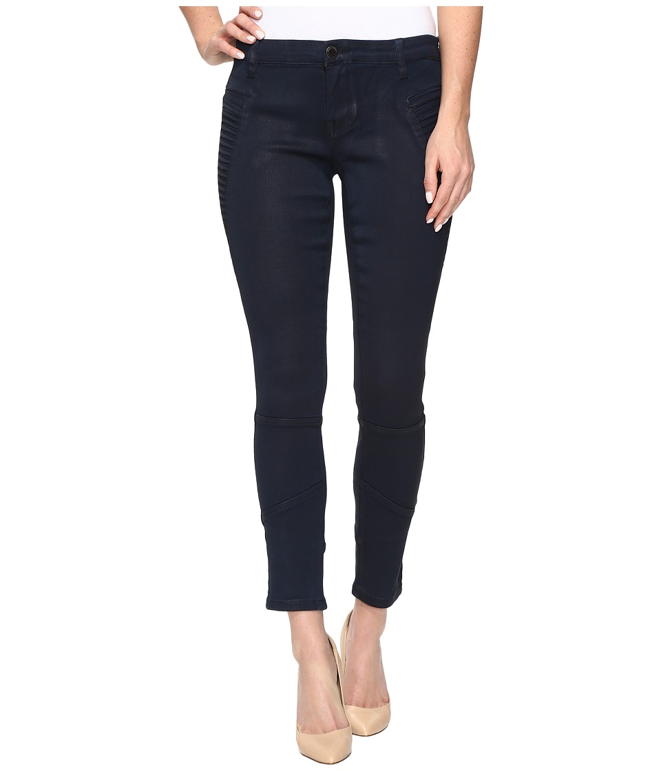 Blank NYC Navy Blue Moto Skinny in Midnight Ink (Midnight Ink) Women
