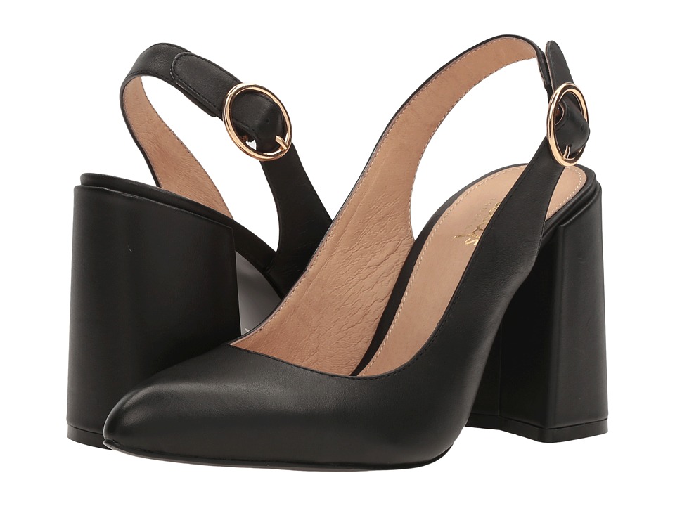 Shellys London Chester (Black Leather) High Heels