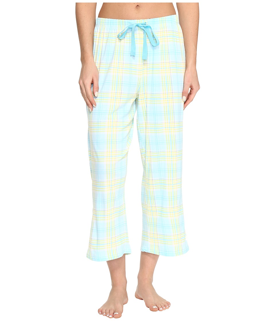 Jockey Printed Capri Pants (Gracious Plaid) Women