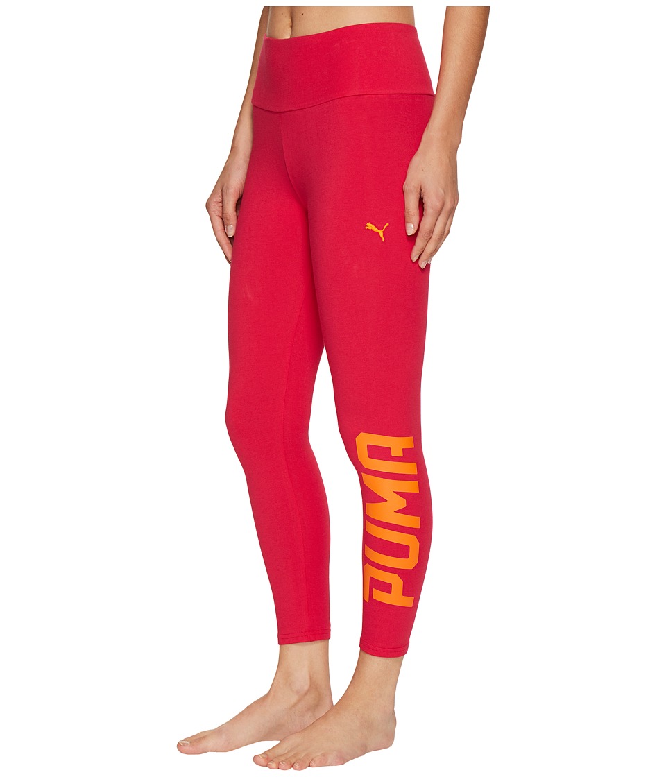 PUMA Style Swagger 3/4 Leggings (Bright Rose) Women