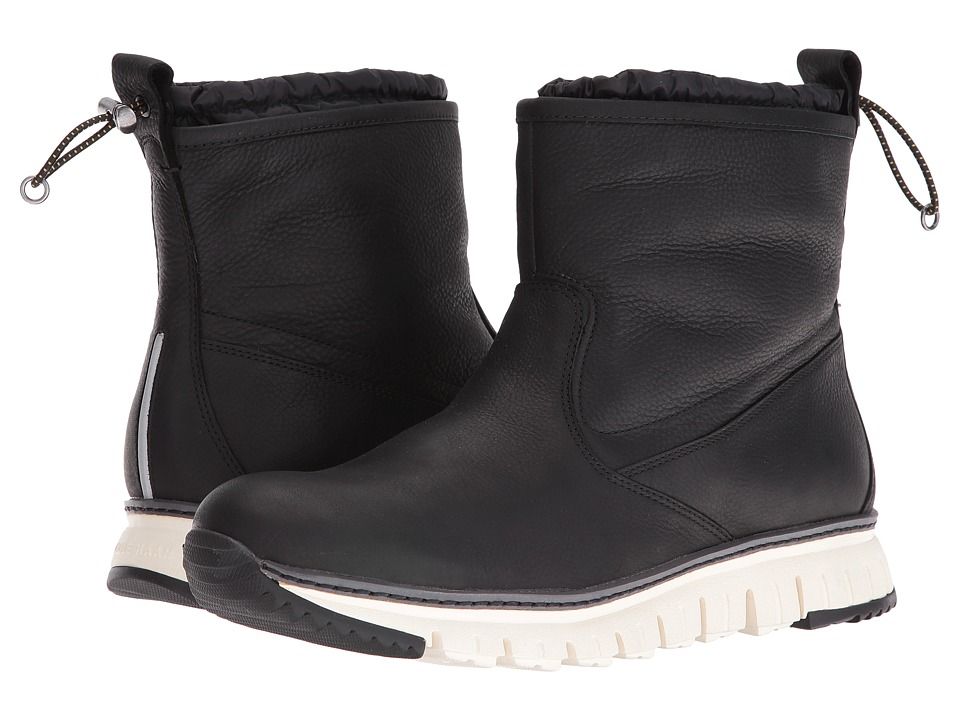 Cole Haan Zerogrand Pull-On Boot (Black Leather) Men