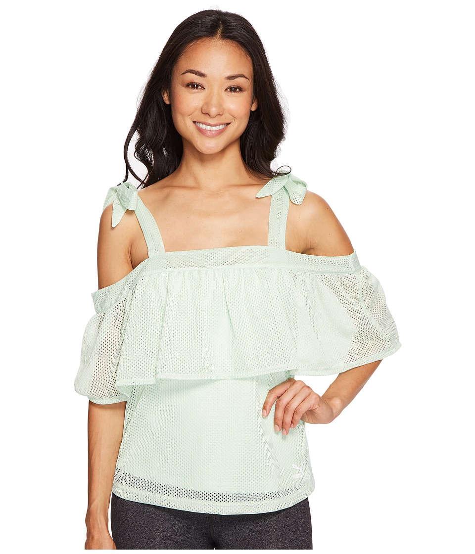 PUMA Xtreme Off the Shoulder Tee (Spray) Women