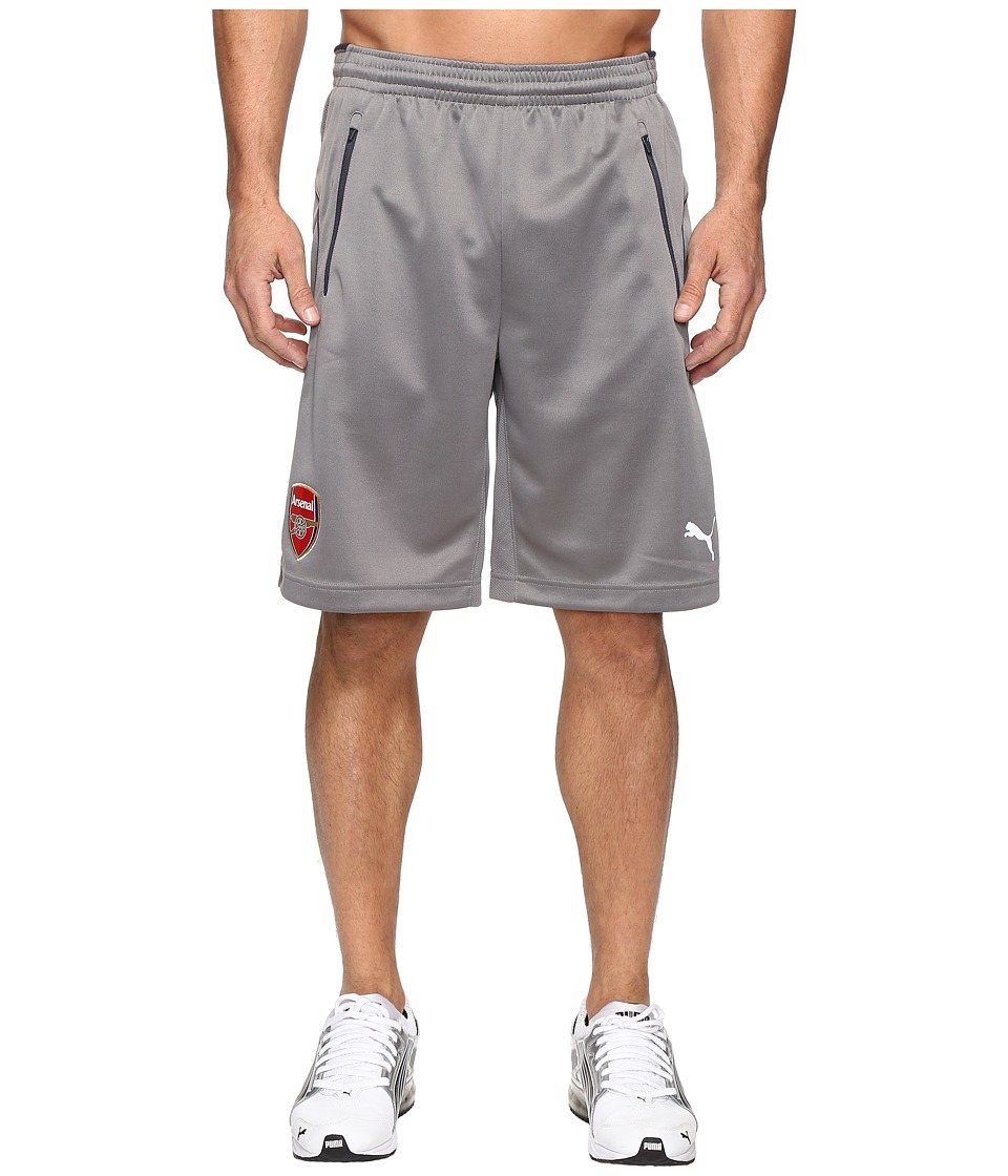 PUMA AFC Training Shorts (Steel Gray/Ebony) Men