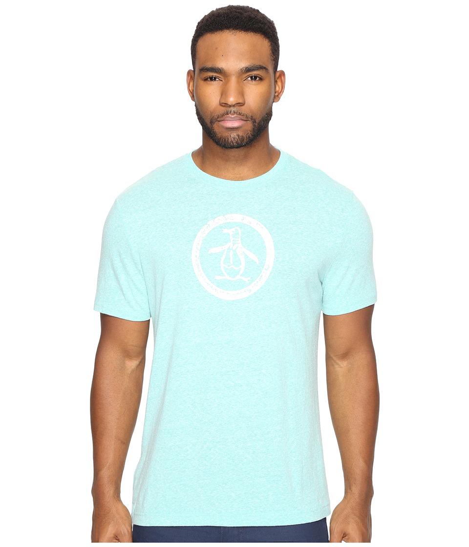 Original Penguin Tri-Blend Distressed (Bright Aqua) Men