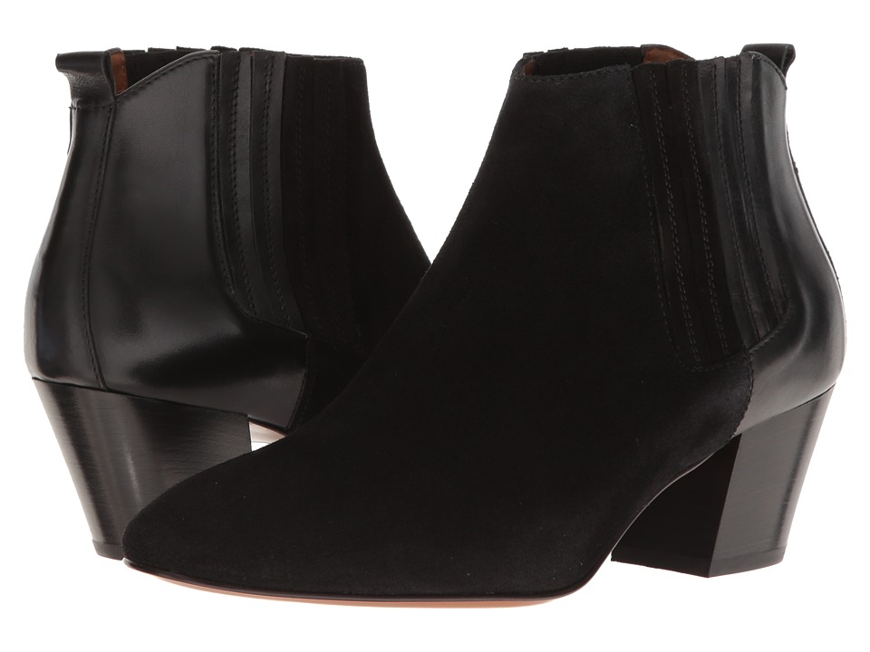Aquatalia Finley (Black Suede/Calf) Women