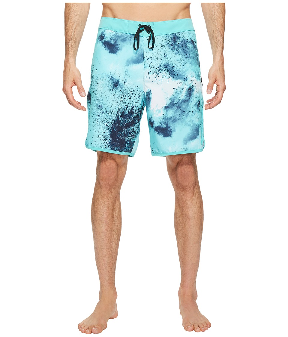 Hurley Phantom Burst 18 Boardshorts (Bright Aqua) Men