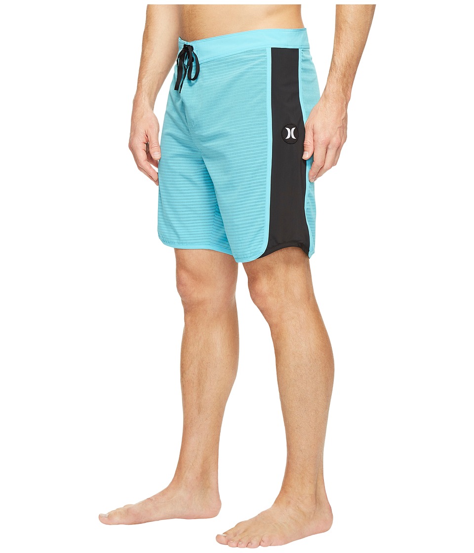 Hurley Phantom Motion Stripe 19 Boardshorts (Chlorine Blue) Men