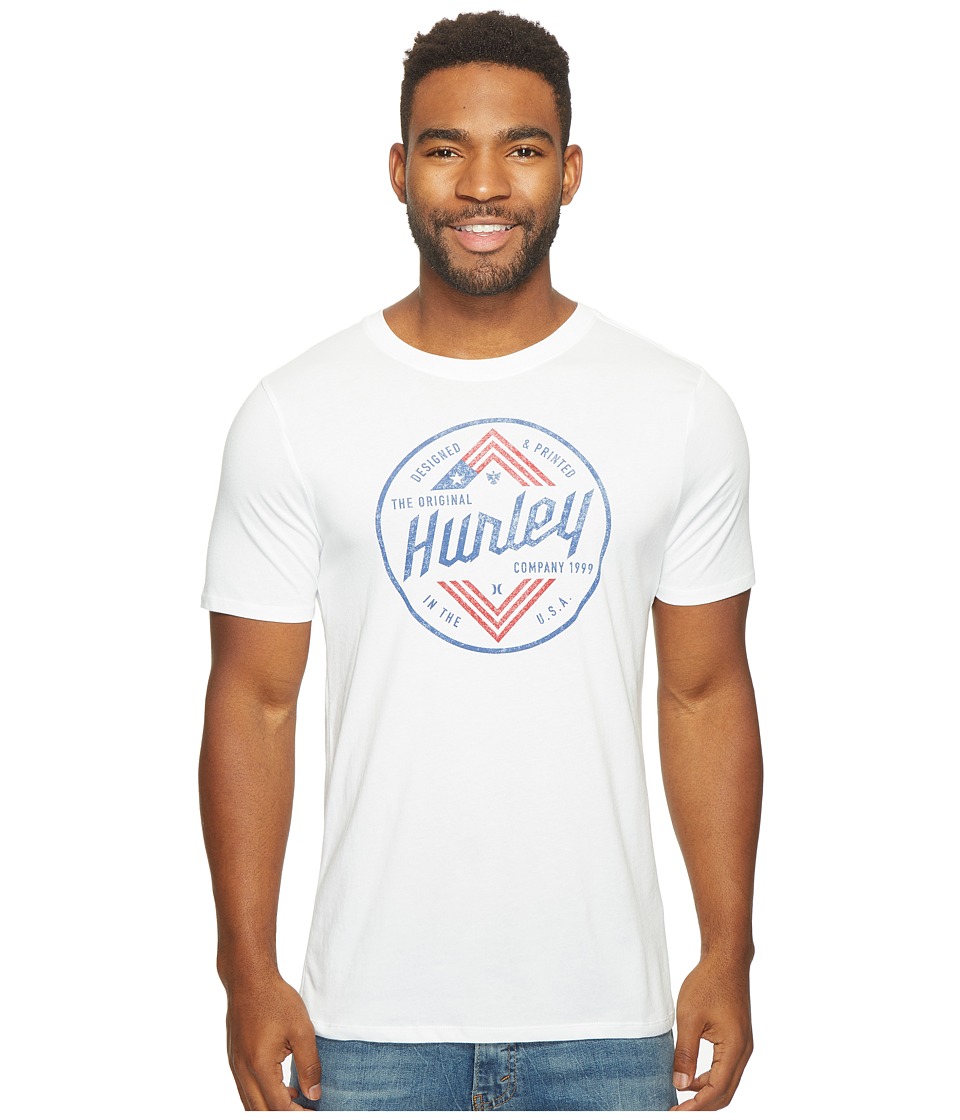 Hurley Scriptor Dri-Fit Tee (White) Men