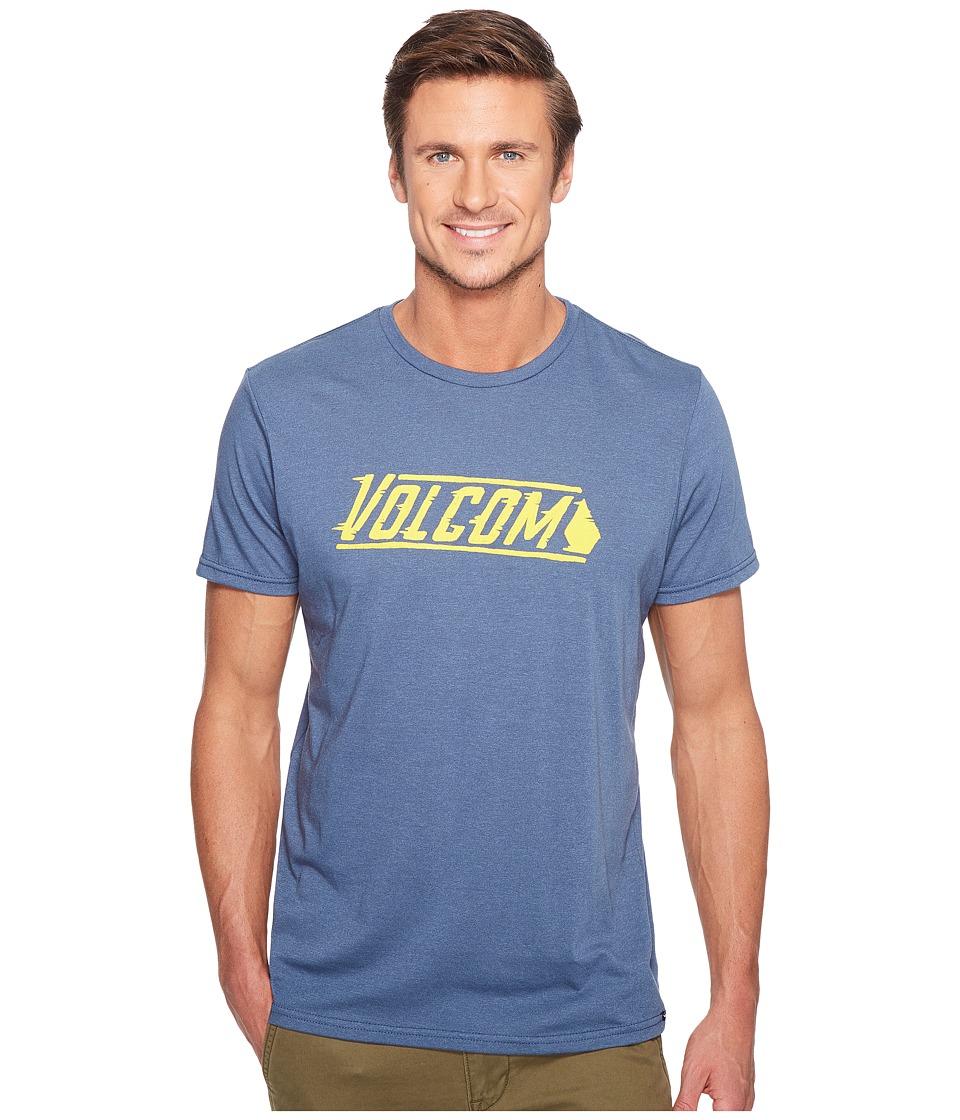 Volcom Stone Cruz Short Sleeve Tee (Blue Plum) Men
