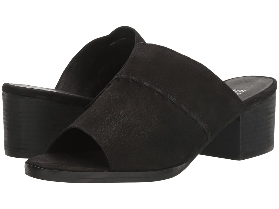 Eileen Fisher Kale (Black Tumbled Leather) High Heels