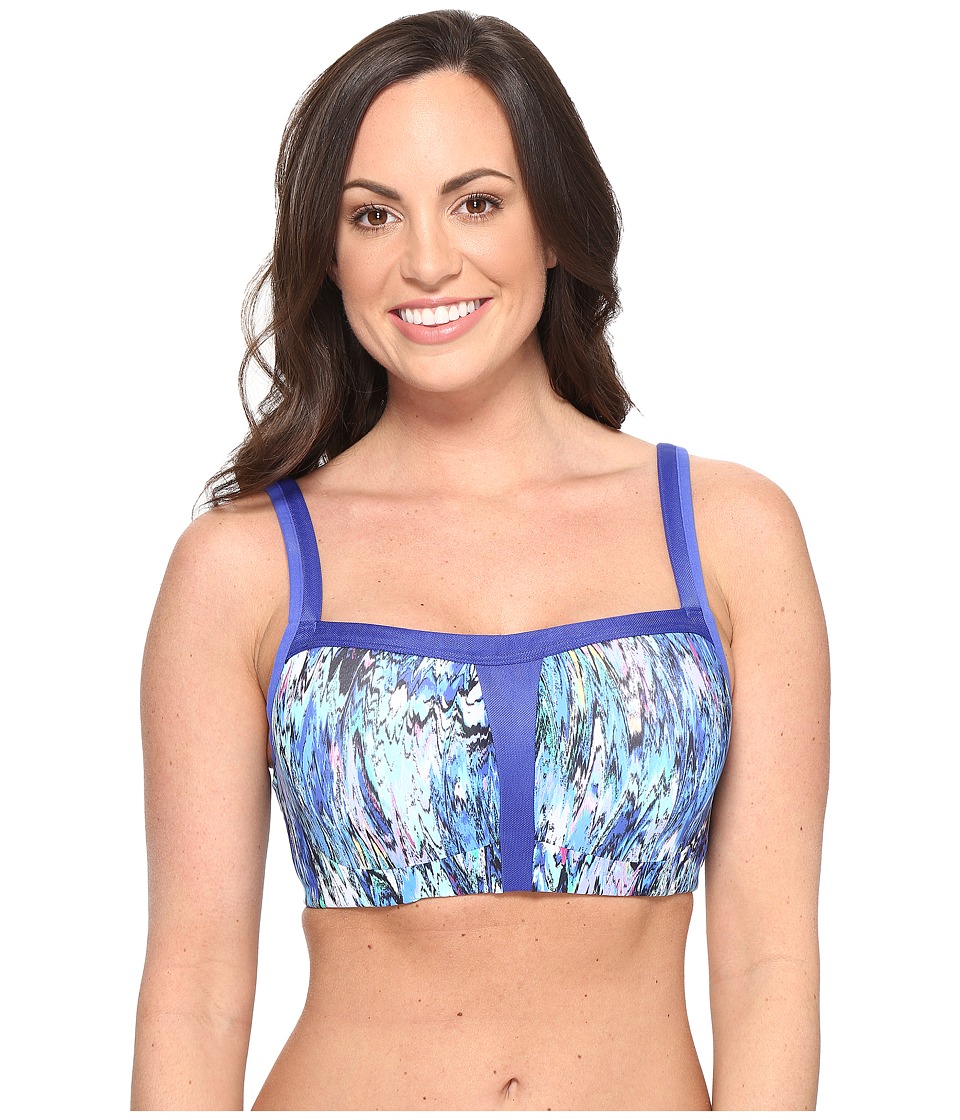 Le Mystere Hi-Impact Sport Bra (Cobalt Print) Women