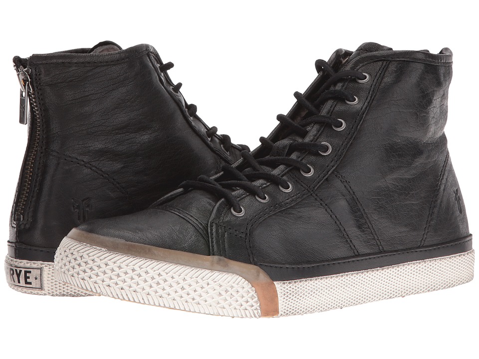 Frye Greene High Back Zip (Black) Women