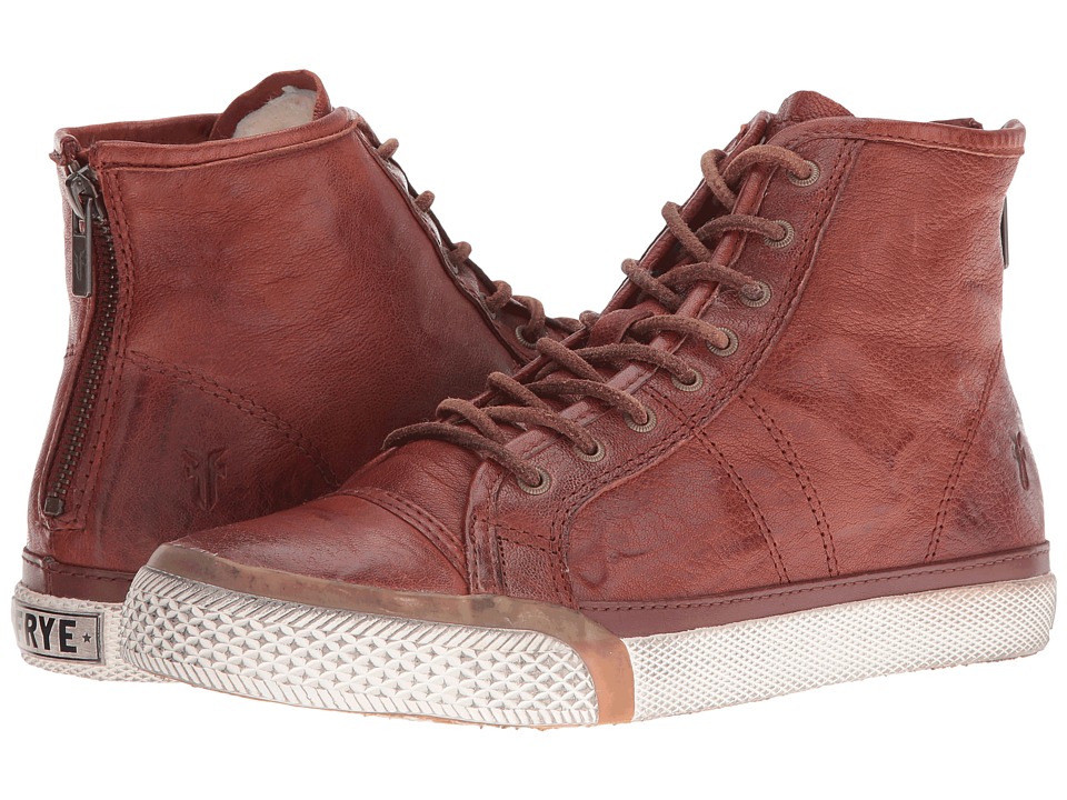Frye Greene High Back Zip (Cognac) Women