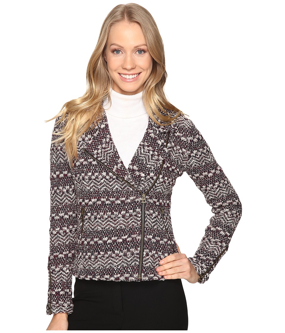 Lucky Brand Moto Sweater (Navy) Women