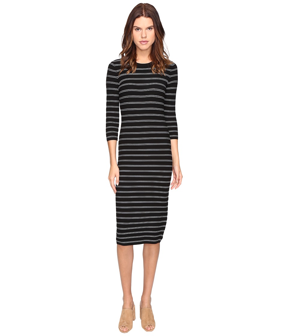 Theory Delissa B Prosecco Dress (Black/White) Women
