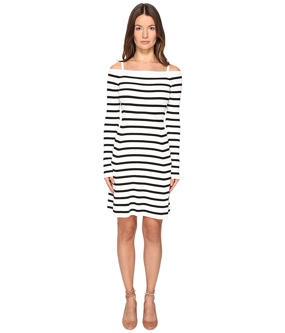 Theory Pirellia St. Prosecco Dress (Eggshell/Black) Women
