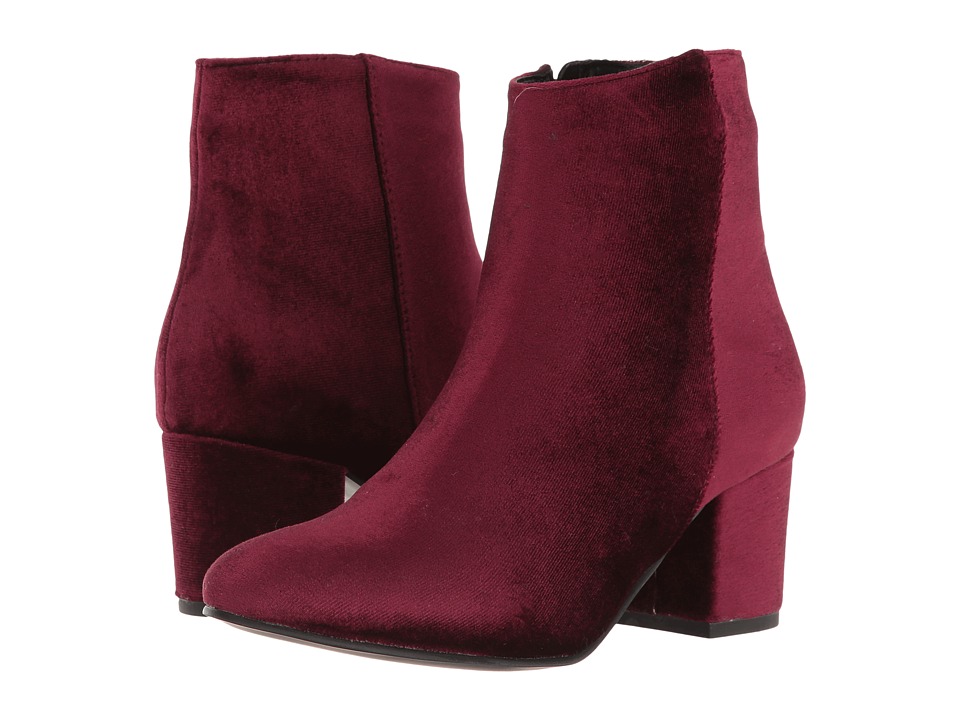 Steve Madden Herow (Burgundy Velvet) Women