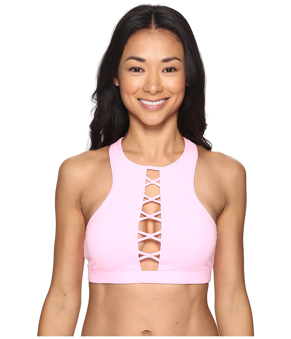 Lorna Jane Rush Sports Bra (Pale Fairy Floss) Women