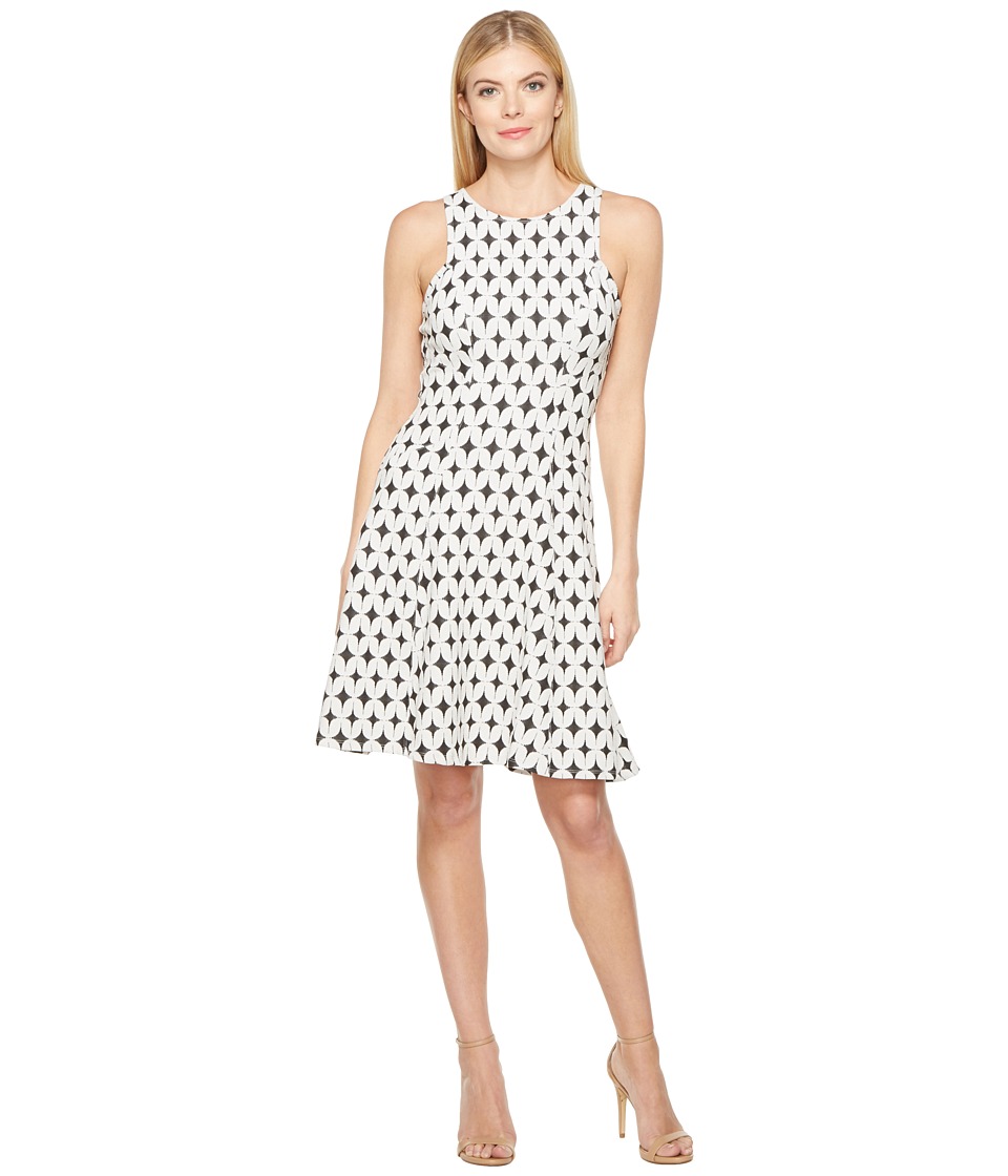 Karen Kane Jacquard Knit Flare Dress (Jacquard) Women