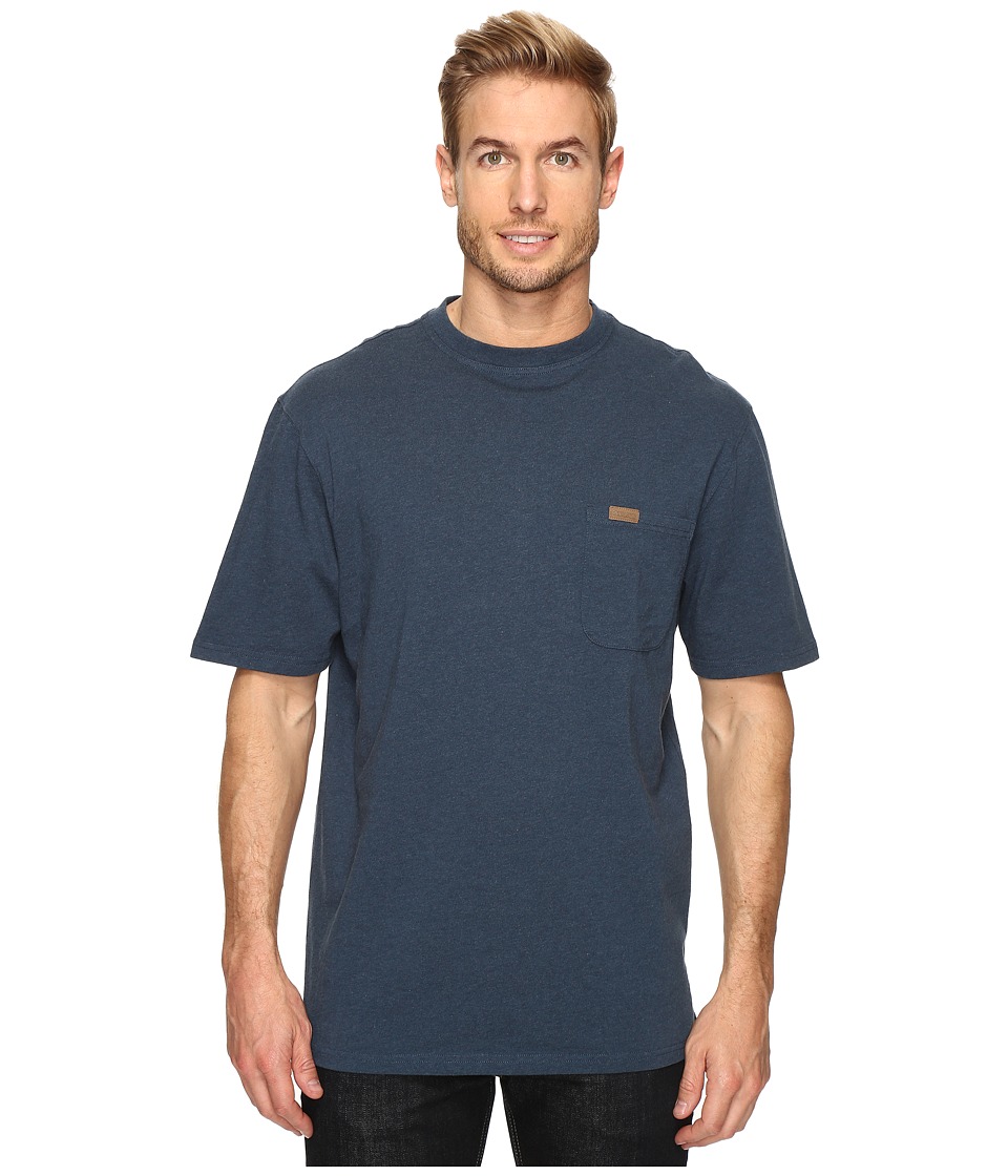 Pendleton S/S Deschutes Pocket Shirt (Deep Blue Heather) Men