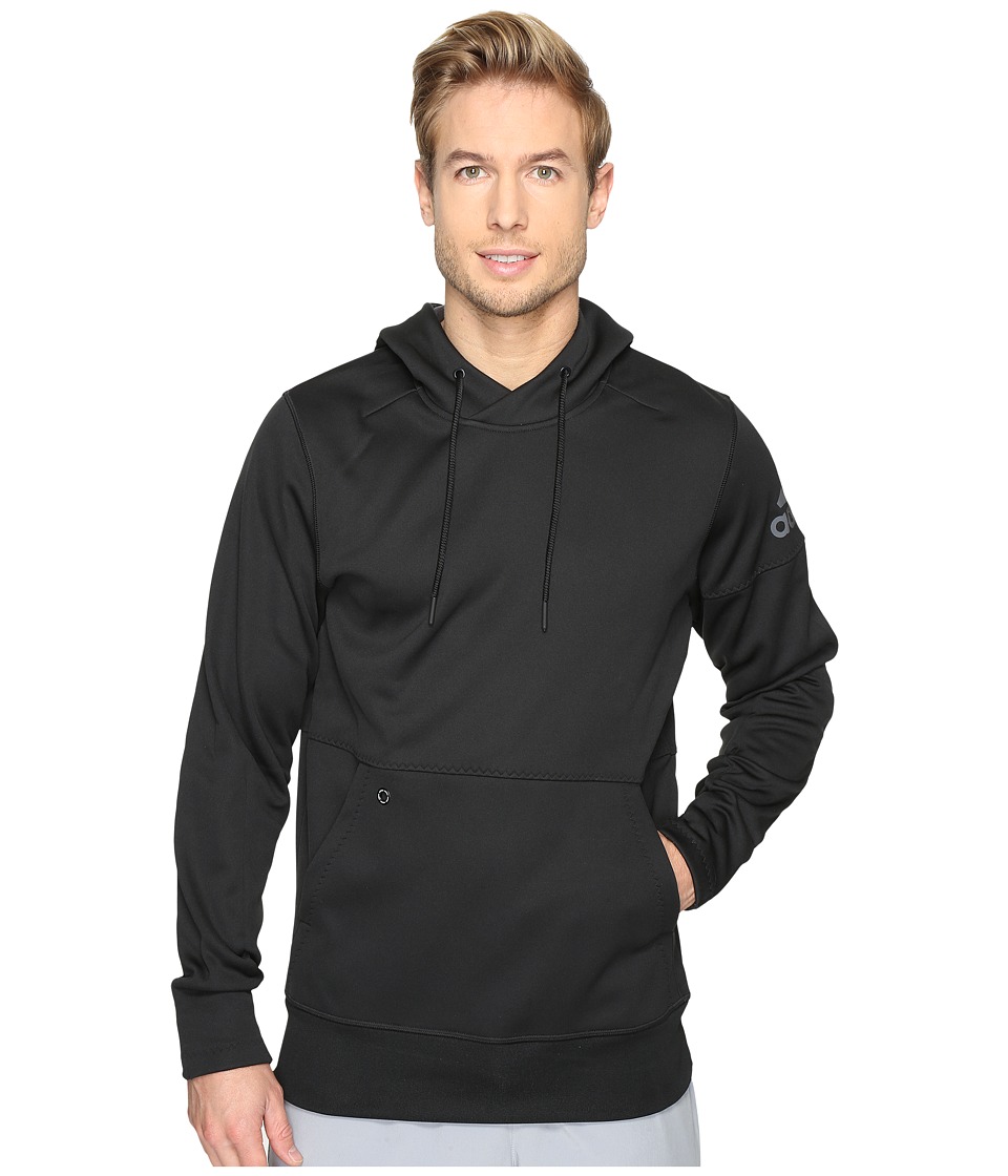 adidas Sport ID Fleece Pullover (Black/Black) Men