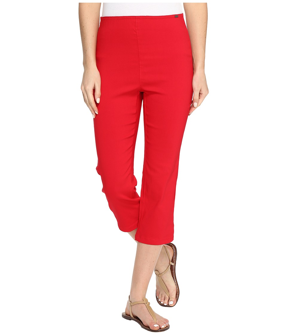 FDJ French Dressing Jeans Techno Slim Pull-On Capris in Red (Red) Women