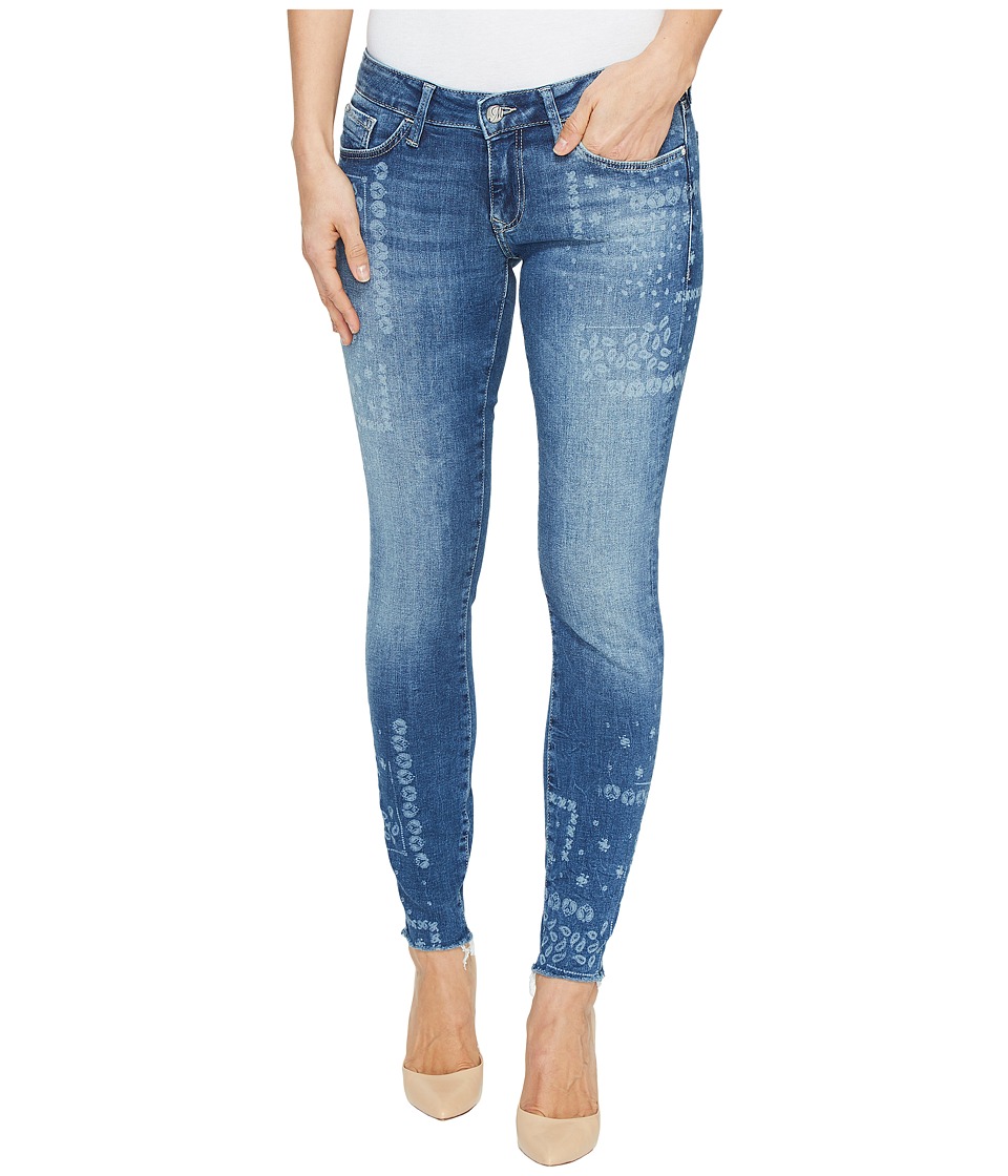 Mavi Jeans Serena Low Rise Ankle Skinny in Flower Laser (Flower Laser) Women