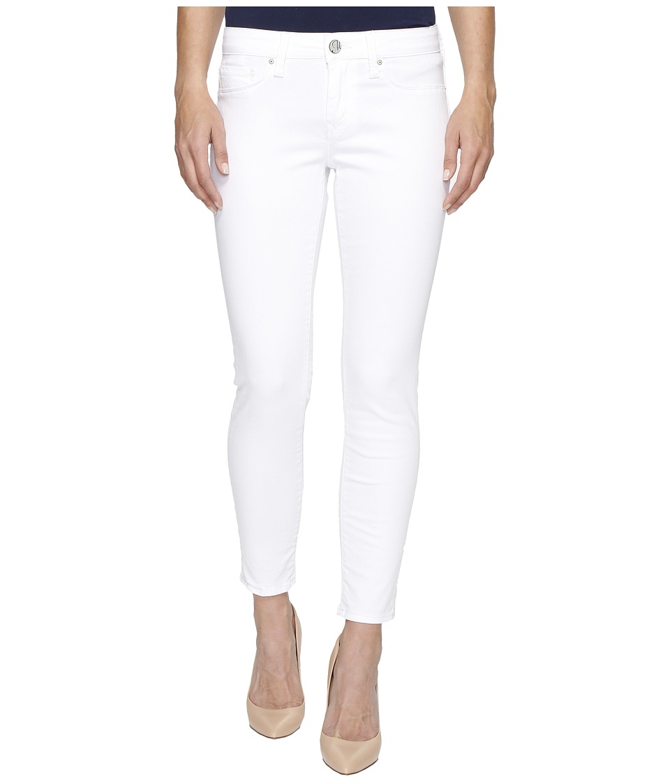 Mavi Jeans Alexa Ankle Mid-Rise Skinny in White Tribeca (White Tribeca) Women