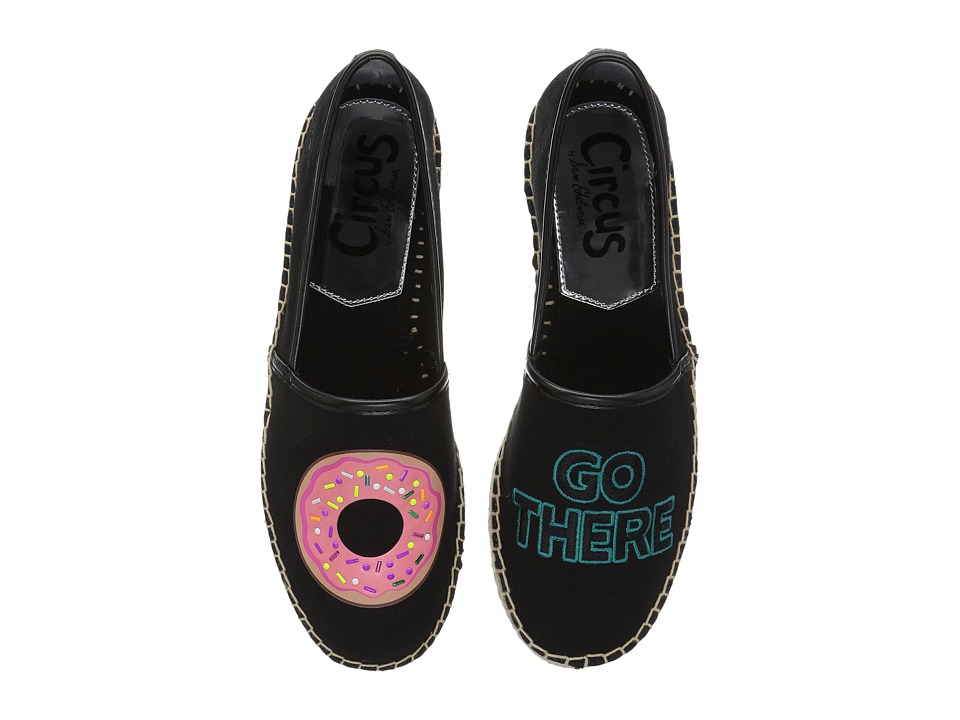 Circus by Sam Edelman Leni 14 (Black (Donut Go There) Canvas) Women