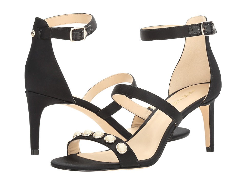 Nine West Austen 2 (Black Satin) Women