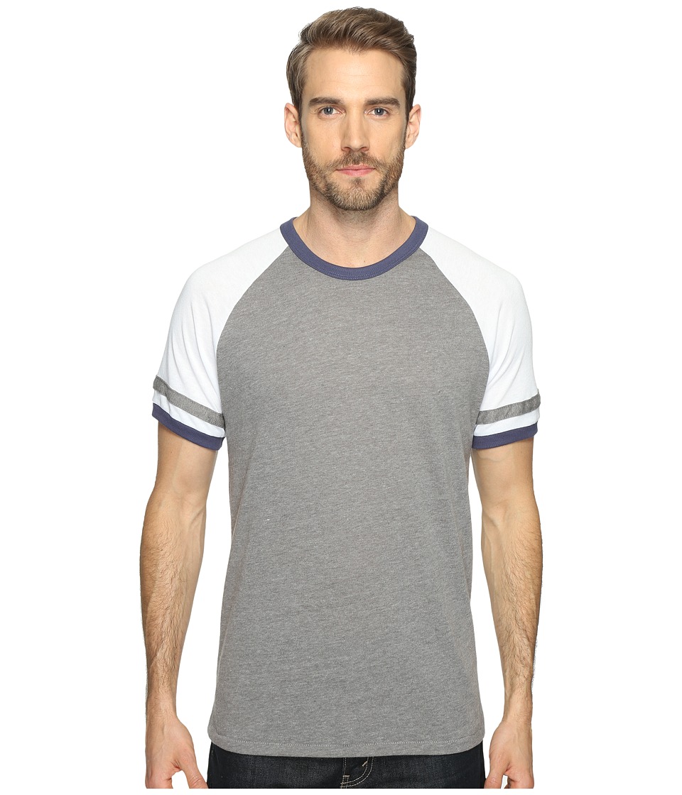 Alternative The Slapshot Tee (Vintage Coal/White/Navy) Men