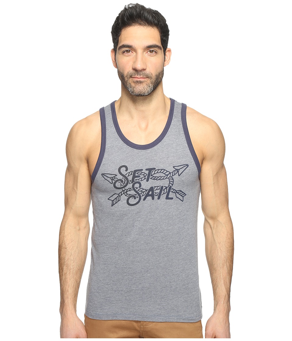 Alternative Vintage 50/50 Jersey Keeper Tank Top (Vintage Navy Set Sail) Men