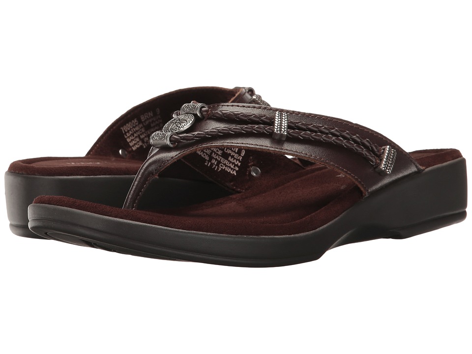 Minnetonka Scandia (Brown Leather) Women