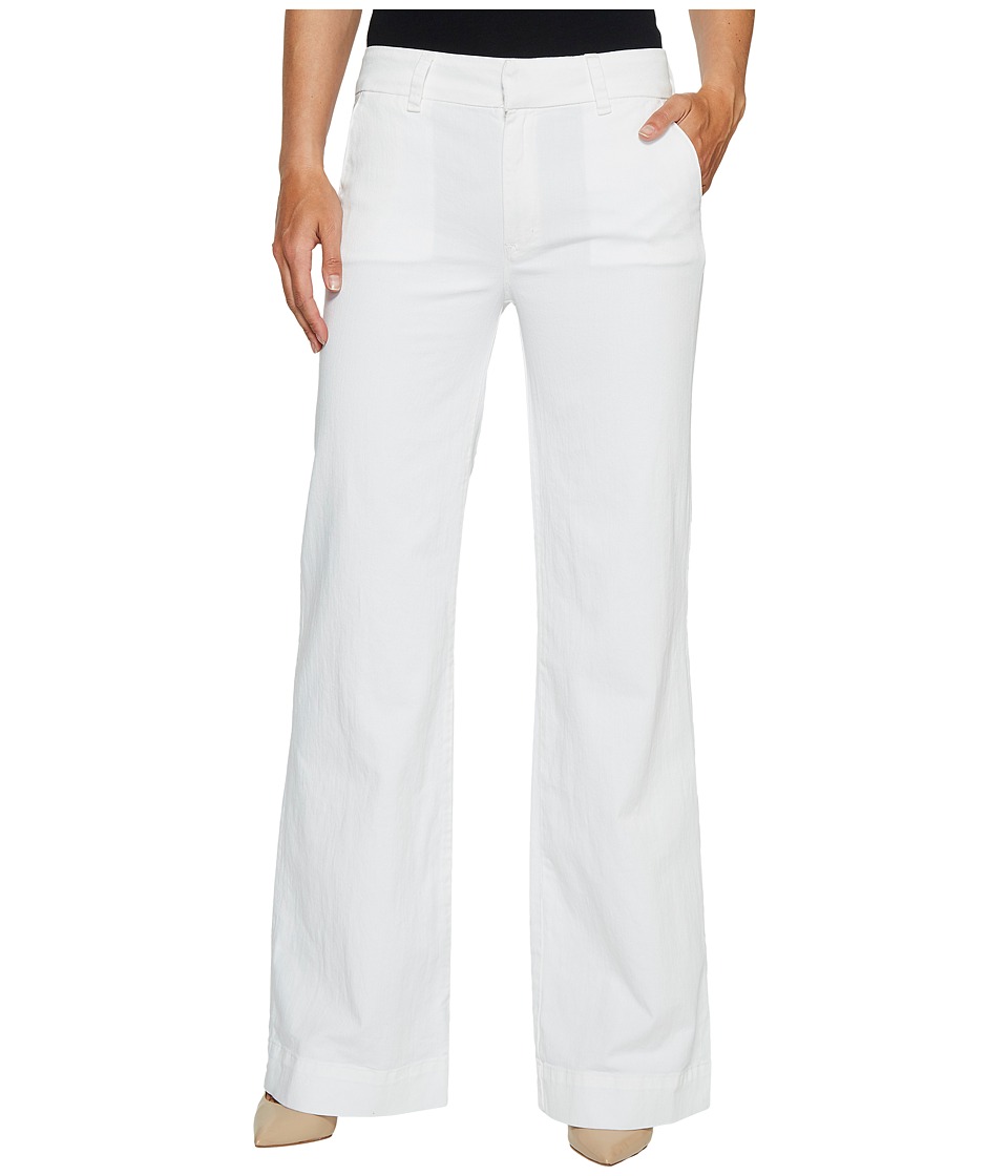 Hudson Joplin Wide Leg Trousers in White (White) Women