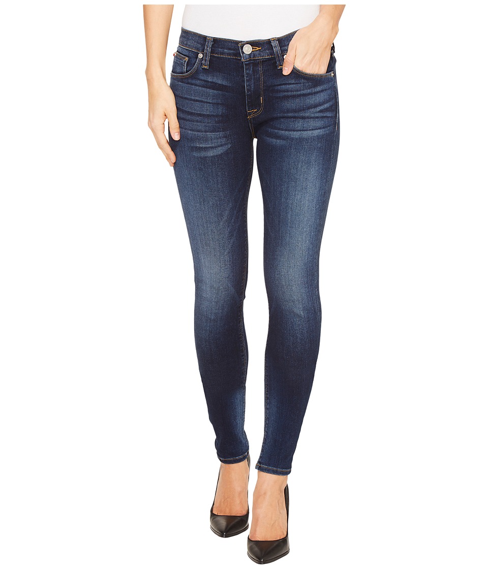 Hudson Nico Mid-Rise Super Skinny Five-Pocket Jeans in Blue Gold (Blue Gold) Women