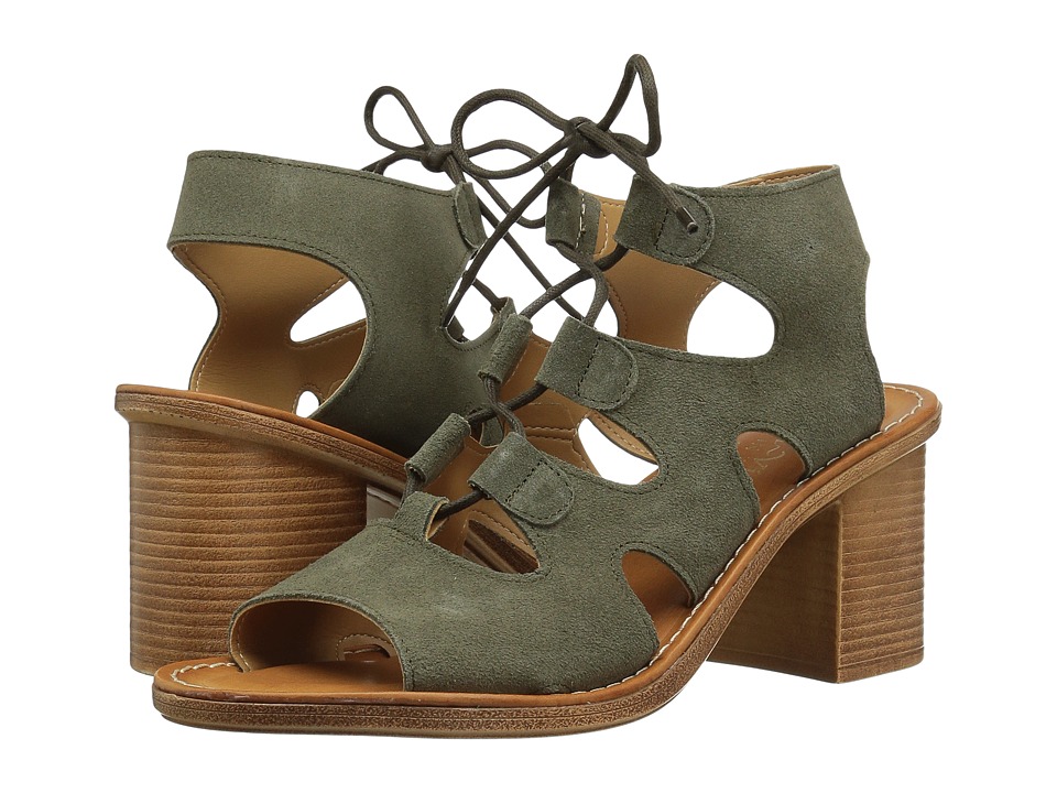Bella-Vita Bre-Italy (Olive Suede Leather) High Heels