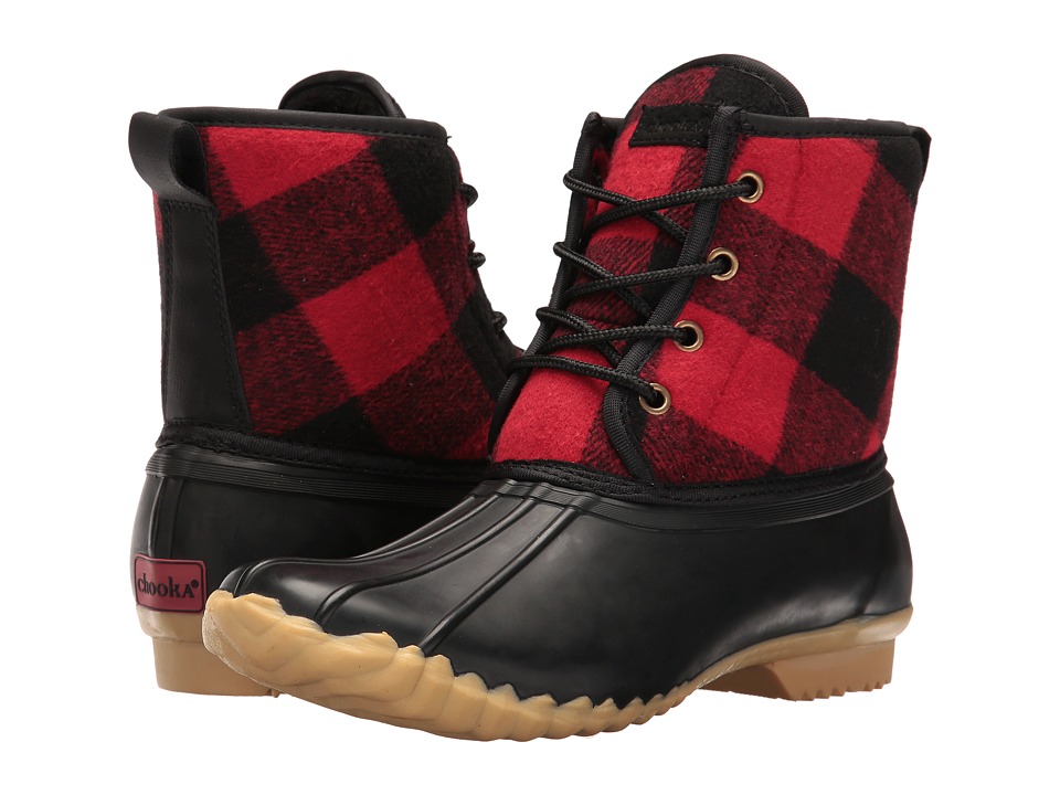 Chooka Eastlake Buffalo Duck Boot (Red) Women
