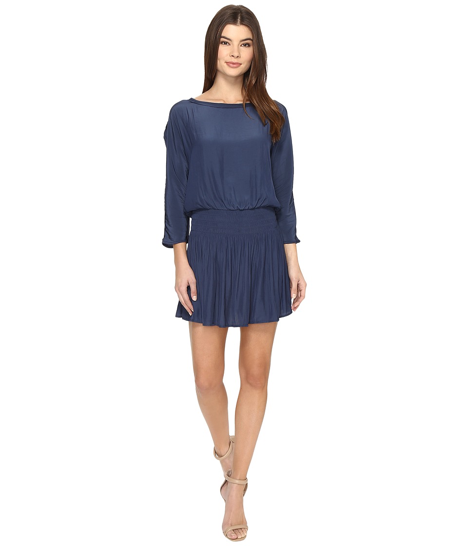 Splendid Smocked Dress (Navy) Women