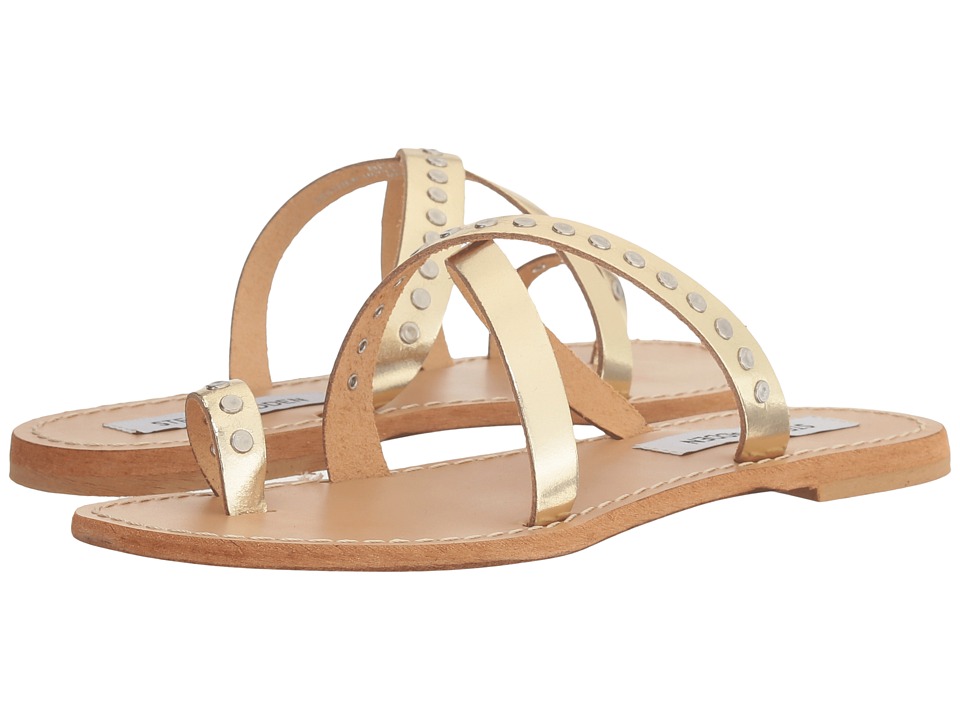 Steve Madden Becky (Gold Leather) Women