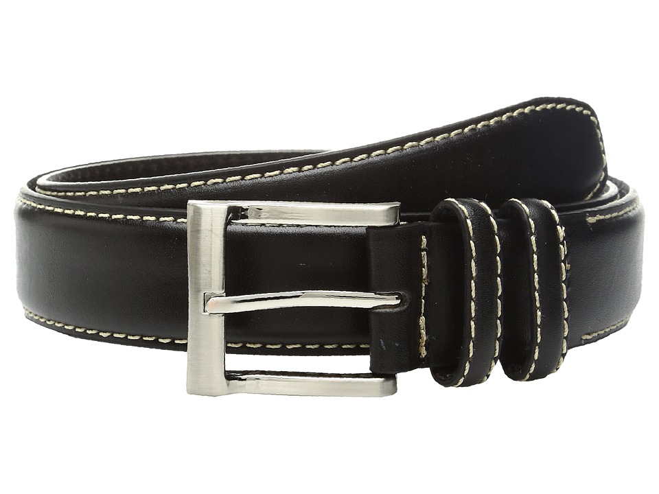 Florsheim 32mm Full Grain Leather Belt (Black) Men