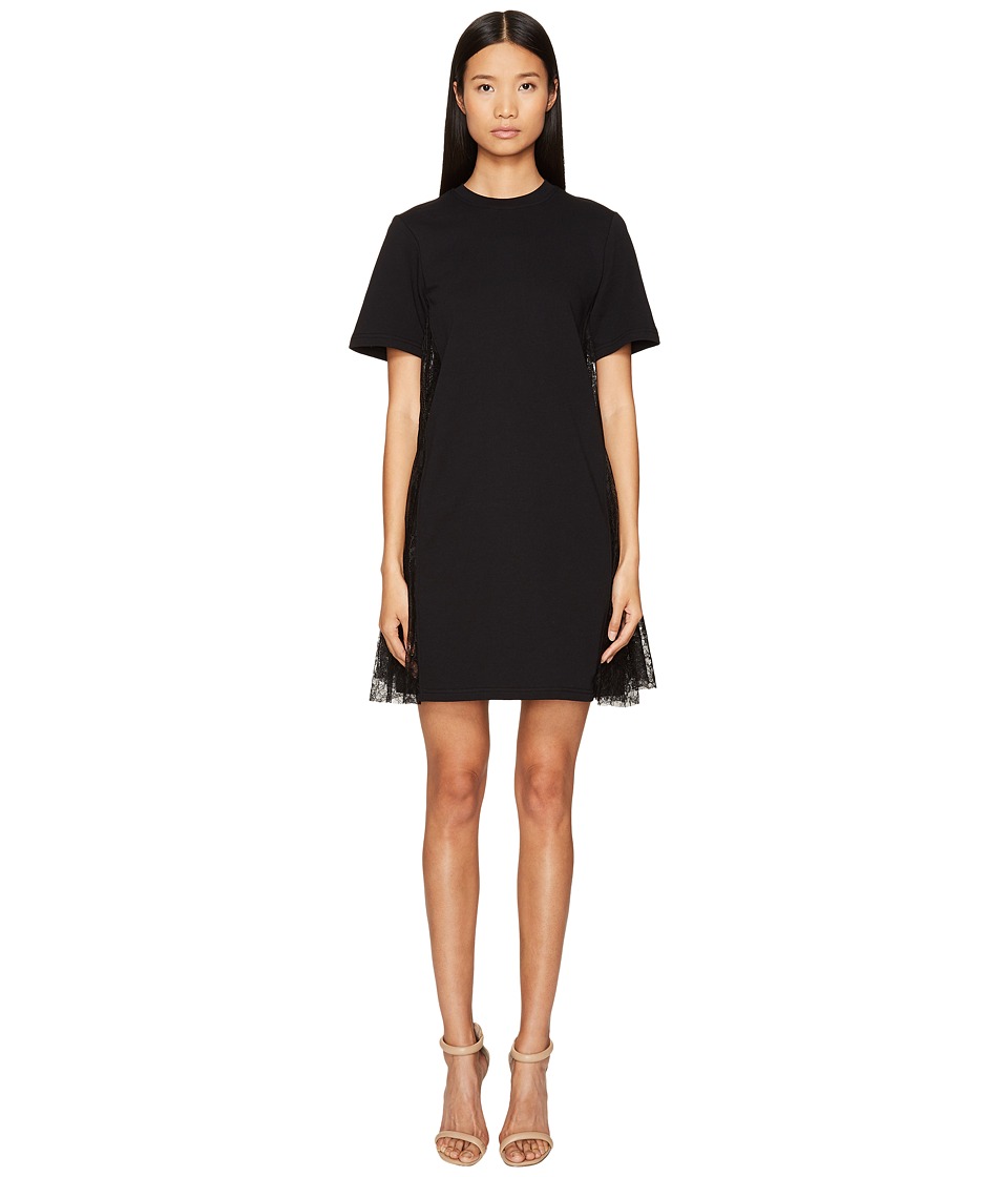 McQ Flared Insert Dress (Darkest Black) Women