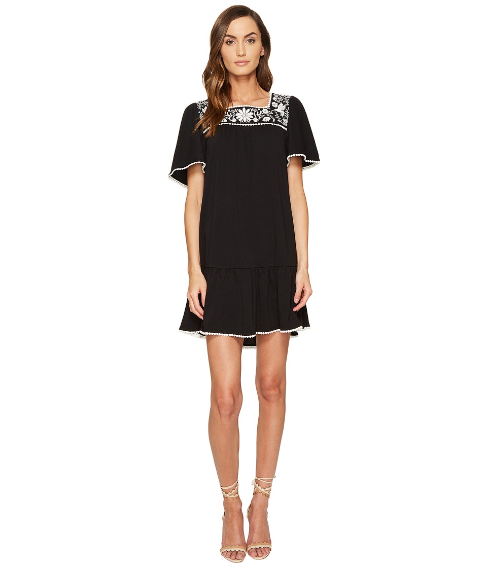Kate Spade New York Embroidered Dress (Black) Women