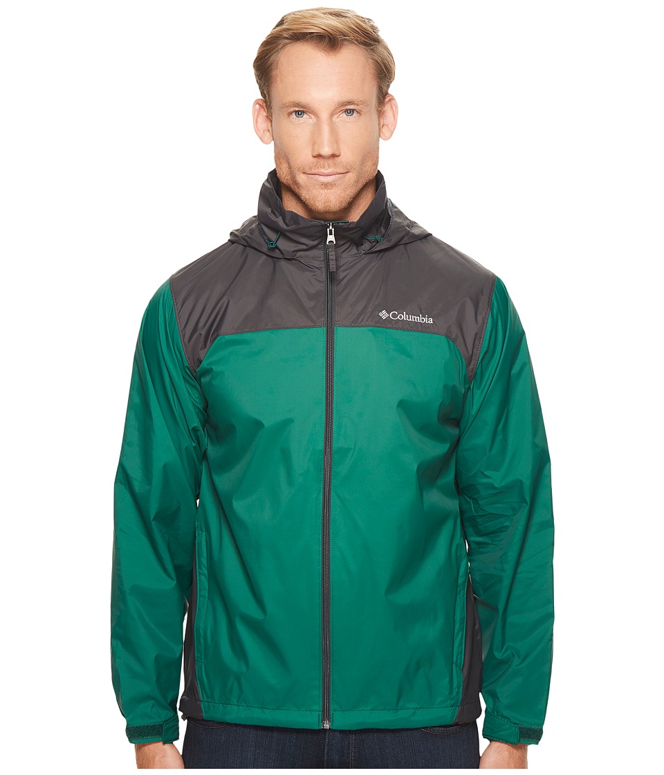 Columbia Glennaker Laketm Rain Jacket (Wildwood Green/Shark) Men